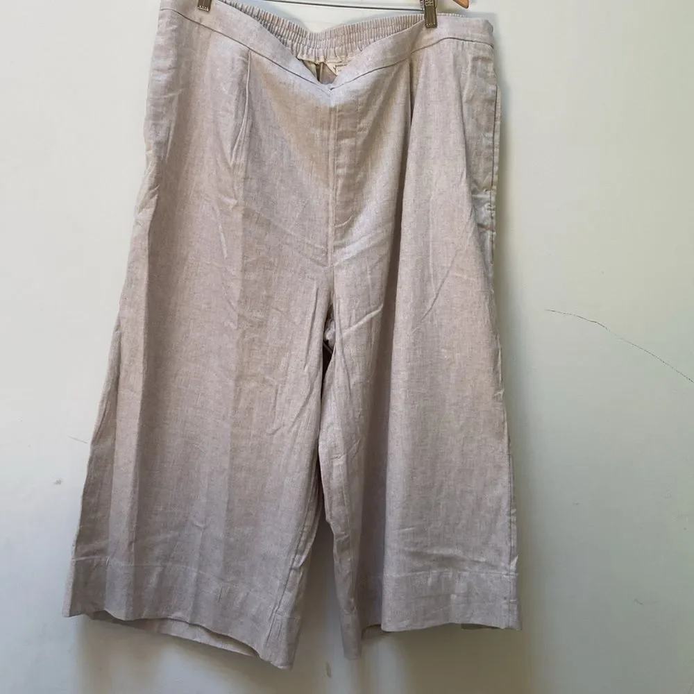 Banana Republic Beige Linen Blend Trousers XXL